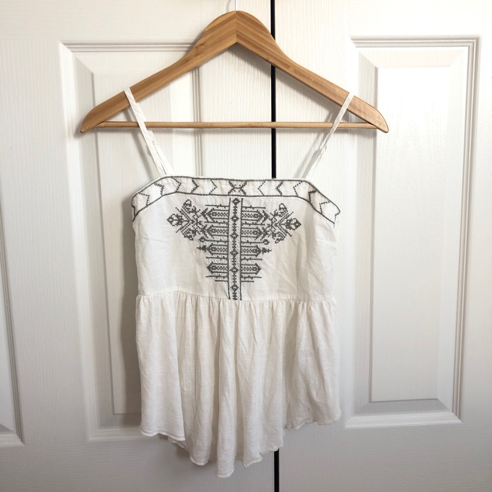 Sun & Shadow - White Tank Top